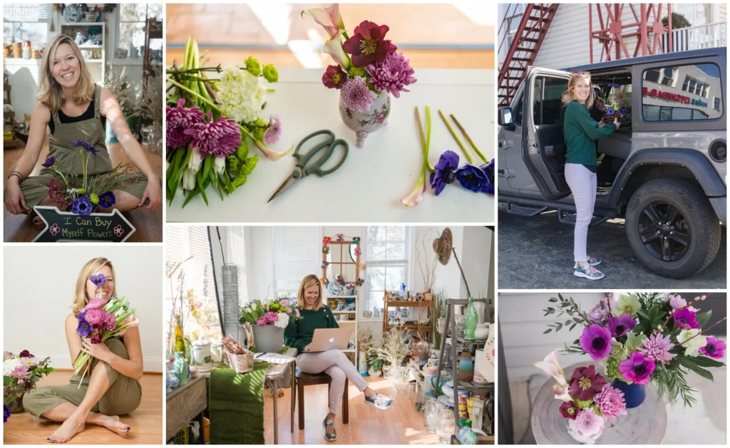 Branding Images for floral designer in Northern VA with Melissa Maillett Photography
